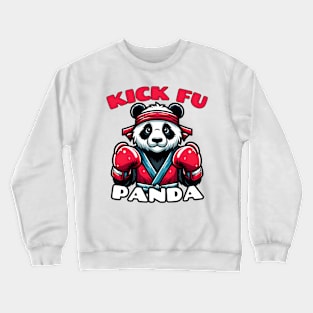 Kickboxing panda Crewneck Sweatshirt